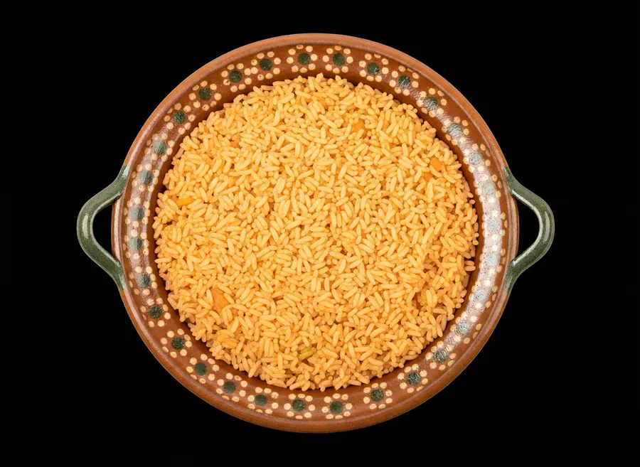 Mexican rice with tomato and spices