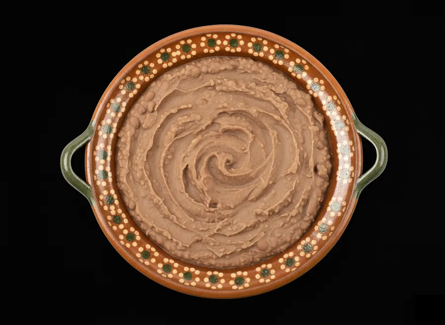 House beans in traditional bowl